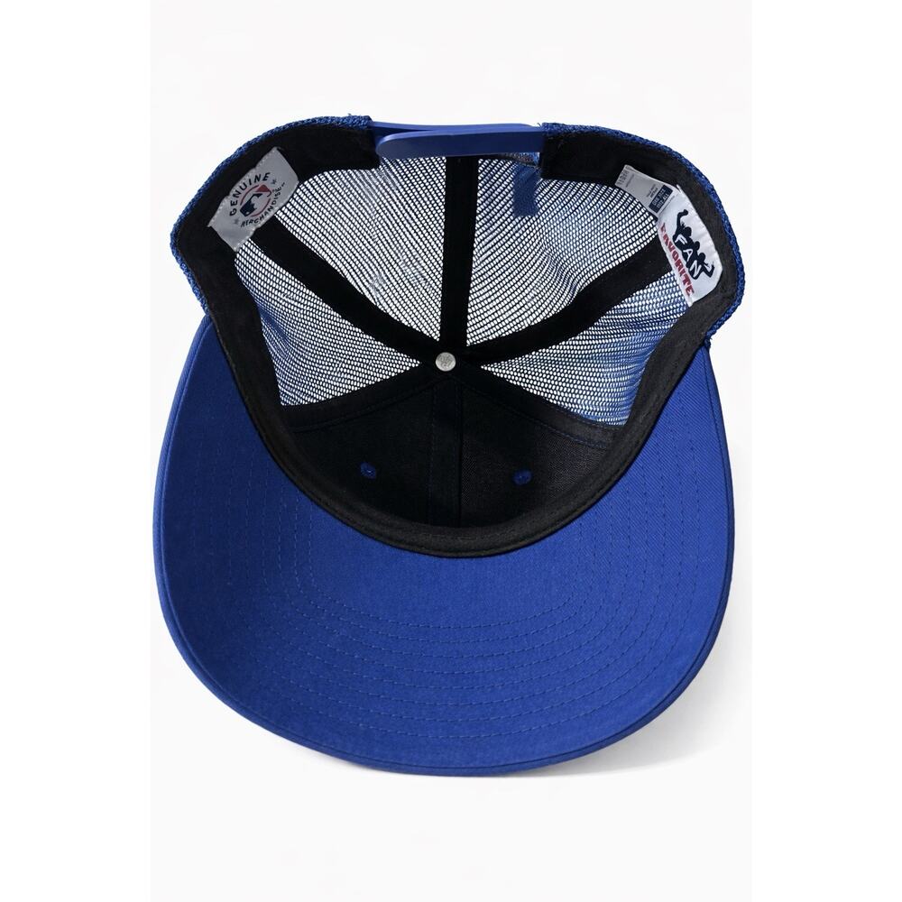 Los Angeles Dodgers Trucker Hat Blue Snapback Mesh MLB Baseball Cap‎ - Picture 4 of 5